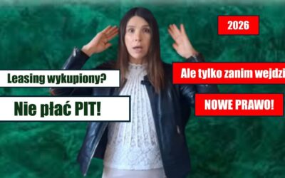 Jak LEGALNIE nie zapłacić PODATKU po leasingu, gdy sprzedajesz AUTO w 2026 roku!?