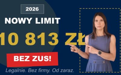Działalność Nierejestrowana 2026: Zarabiaj 10 813 zł bez ZUS [NOWE ZASADY]